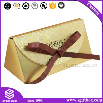 Wholesale Custom Fancy Paper Chocolate Gift Packaging Box