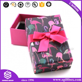 Cardboard Jewelry Organizer Packaging Gift Box with Silk