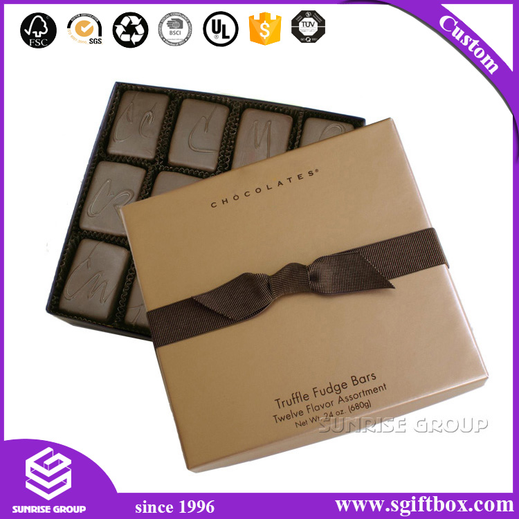 High-end Custom Logo Printing Christmas Gift Chocolate Box