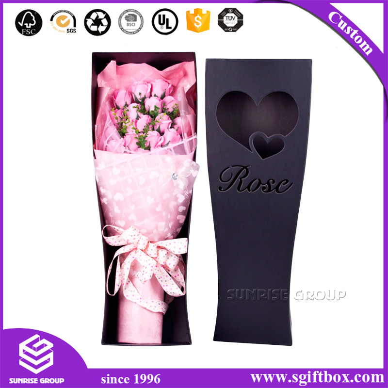 Custom Make Flower Bouquets Packaging Luxury Flower Box