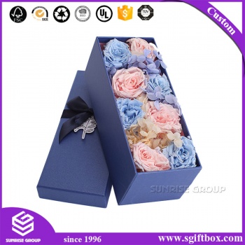 Wedding Flower Packaging Paper Rectangle Box