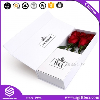 Luxury Custom Magnetic Foldable Wedding Flower Packaging Box
