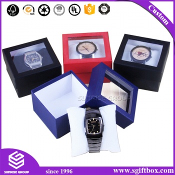 Manufacturer Wholesale Customized Clear Packaging Watch Paper Box