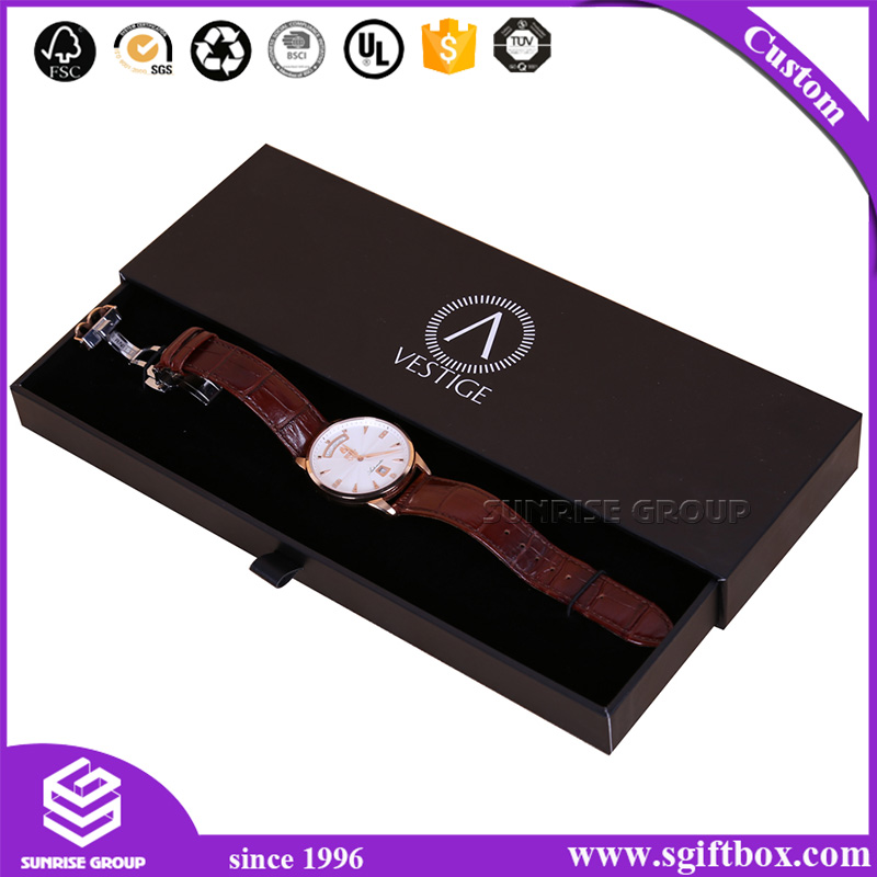 Sunrise High-End Custom Foil Watch Gift Collection Box for Sale