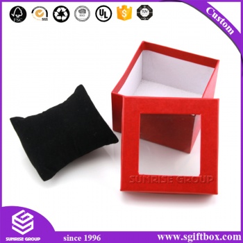 Boxes Wholesale Custom Logo Printed Paper Watch Box with Lid