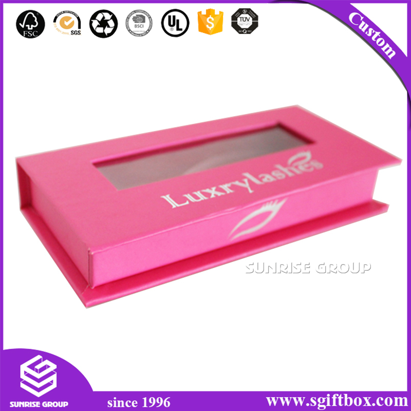 Custom Cardboard Packaging Eyelash Gift Paper Printing Cosmetic Magnetic Closure Box