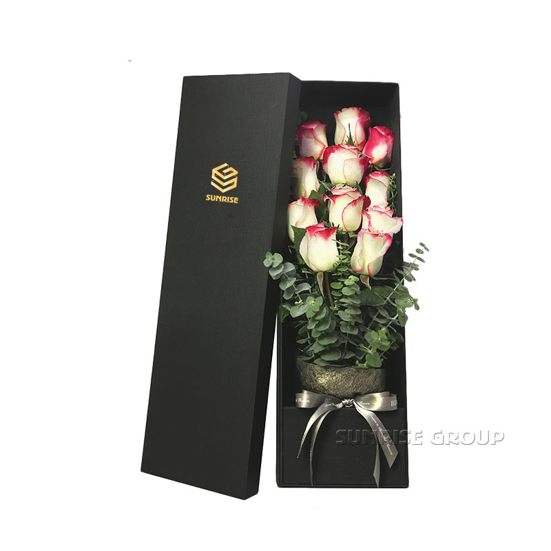 High-end Paper Rectangle Gift Flower Box