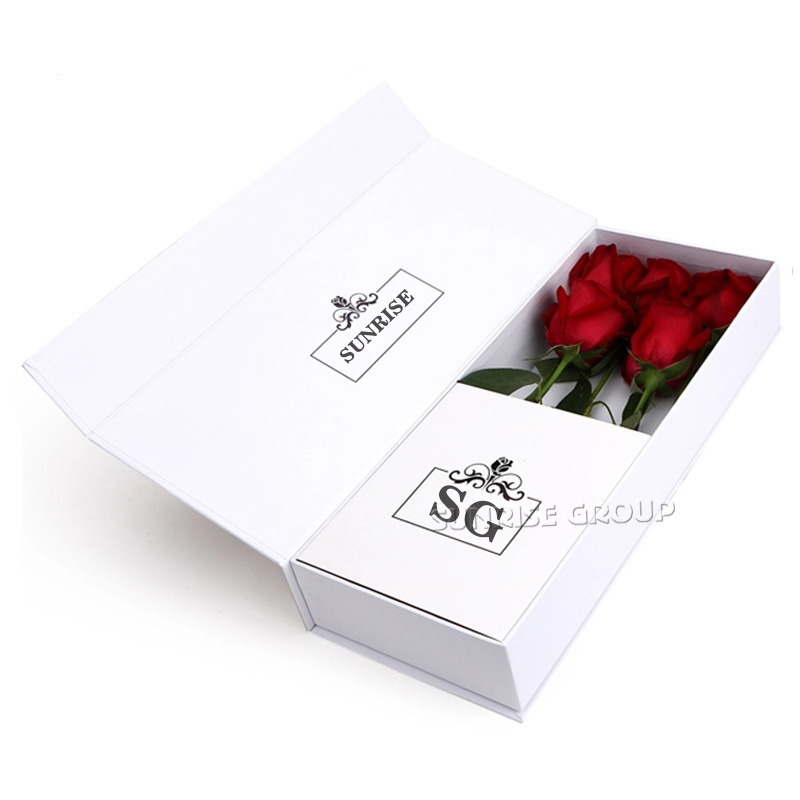Luxury Custom Magnetic Foldable Wedding Flower Packaging Box