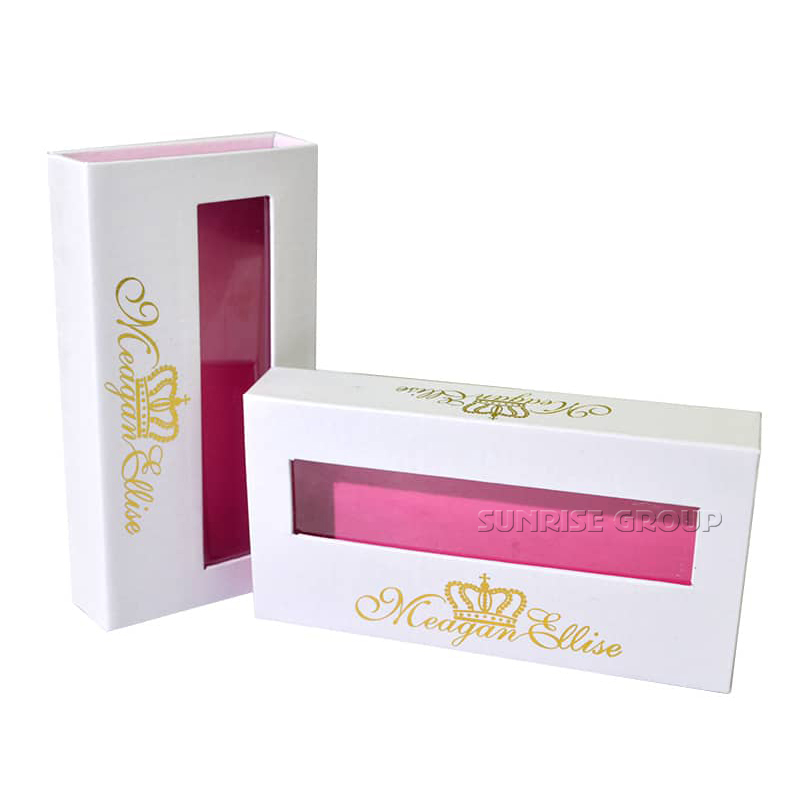 Different Sizes Cardboard Packaging Eyelash Paper Cosmetic Storage Box