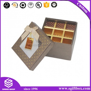 Custom Hand-made Luxury Rectangle Packaging Hard Paper Macaroon Chocolate Box