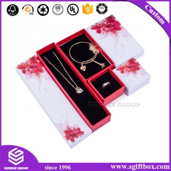 Customized Logo Cardboard Packaging Gift Jewelry Box