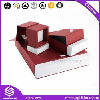 Luxury Fancy Paper Cube Case Collection Jewelry Box