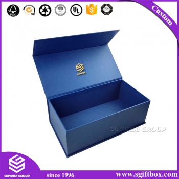 Royal Blue High-end Custom Printing Packaging Paper Magnetic Box 